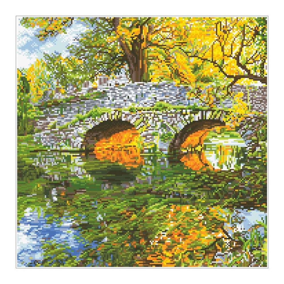 Diamond Painting Brücke