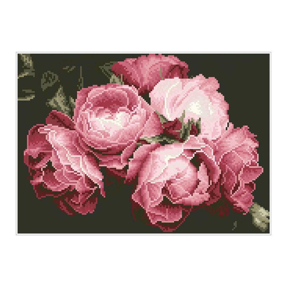 Diamond Painting Vintage Rosen