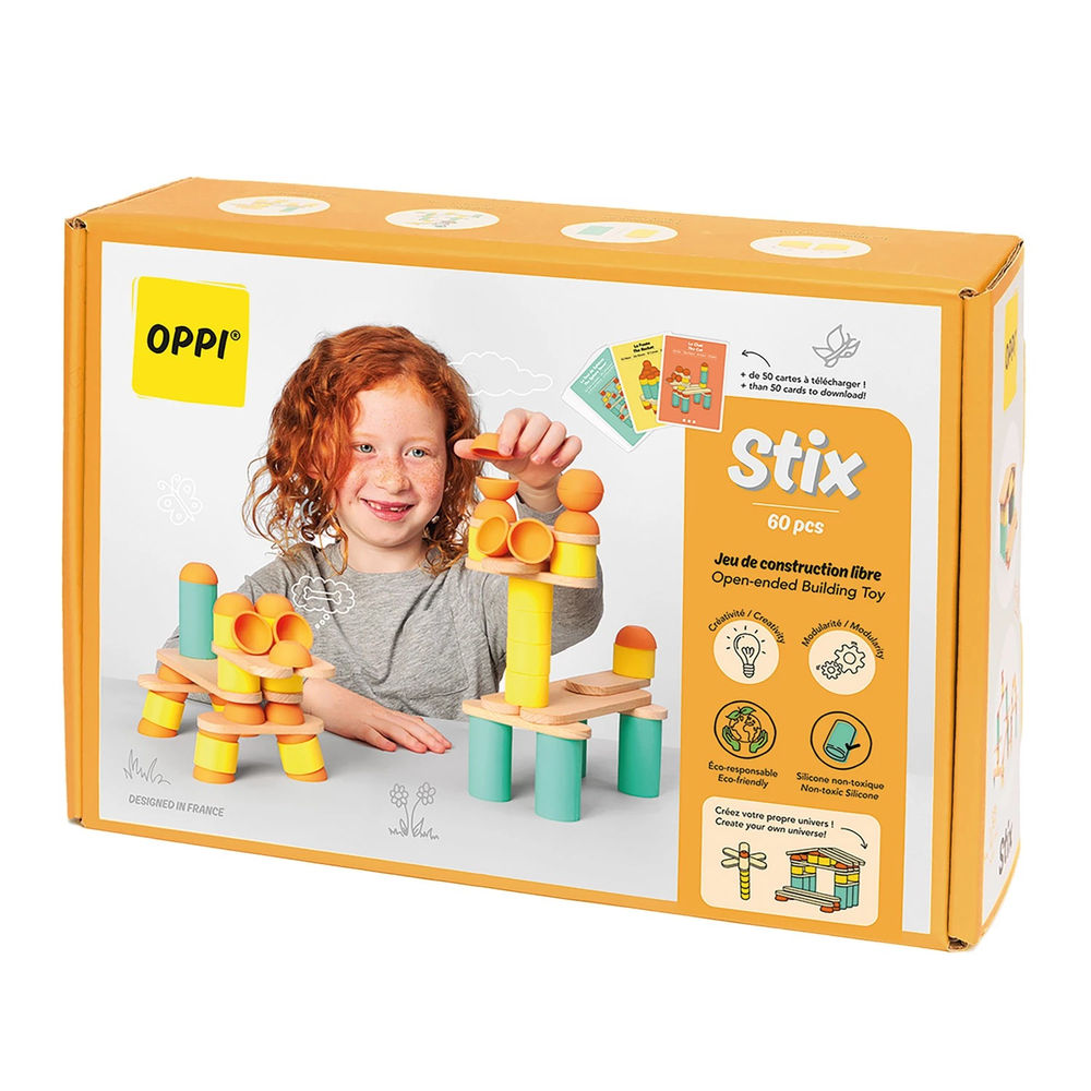 Stix Konstruktionsspielzeug 60-teilig