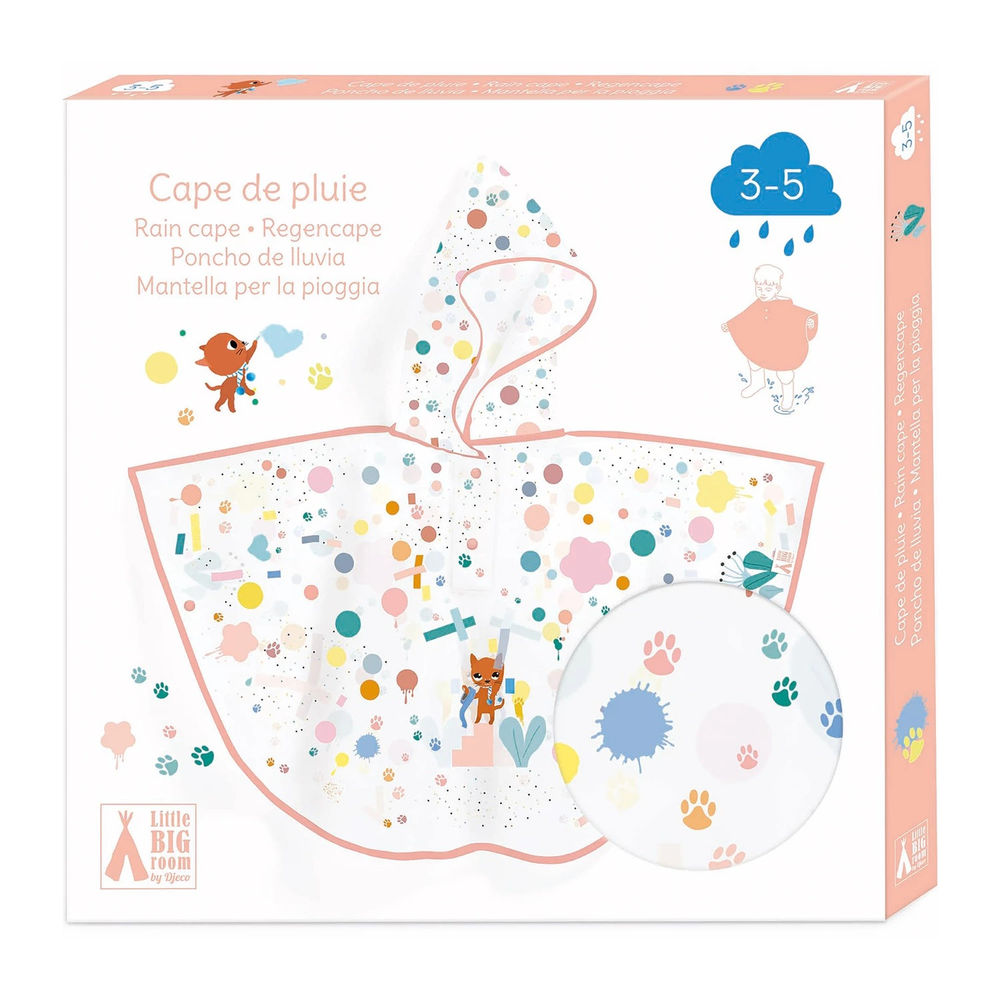 Djeco Regenponcho Katze (80x46cm)
