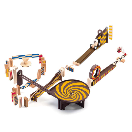Djeco Kettenreaktionsspiel Zig & Go, 45 Teile