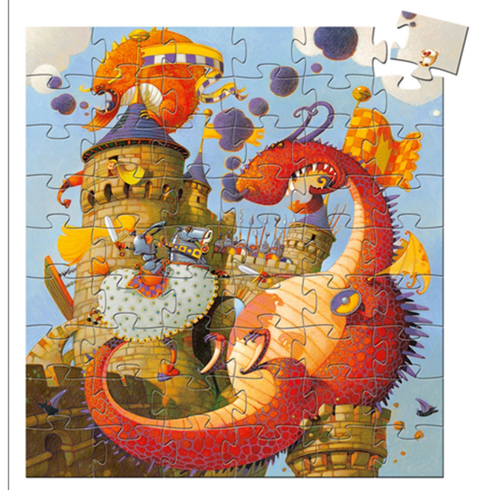 Djeco Vaillant und der Drache, 54 Teile