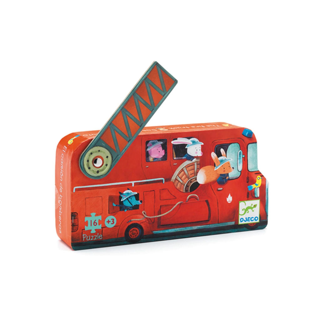 Djeco Die Feuerwehr, 16 Teile