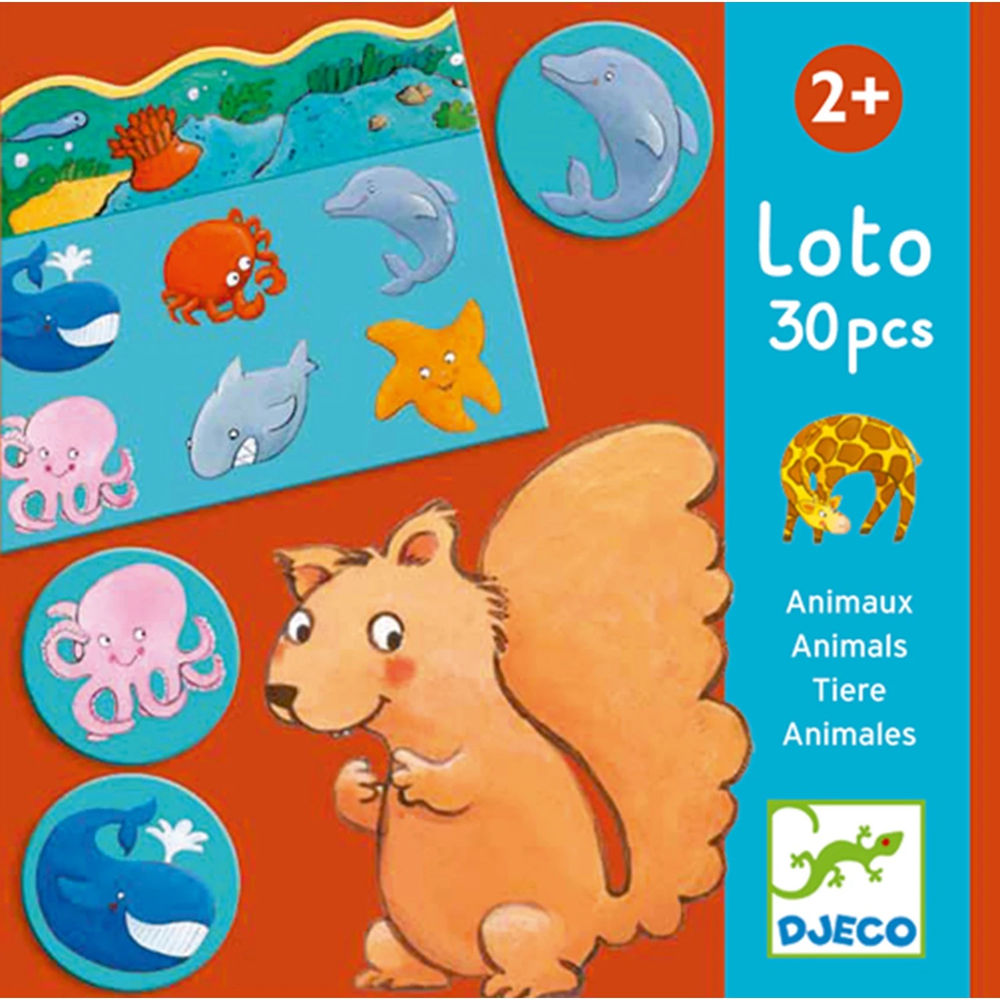 Djeco Lernspiel Lotto Tier