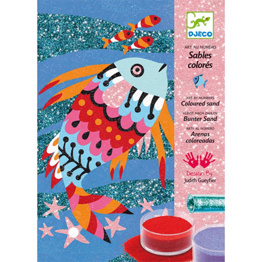 Djeco Sandbilder Regenbogenfisch