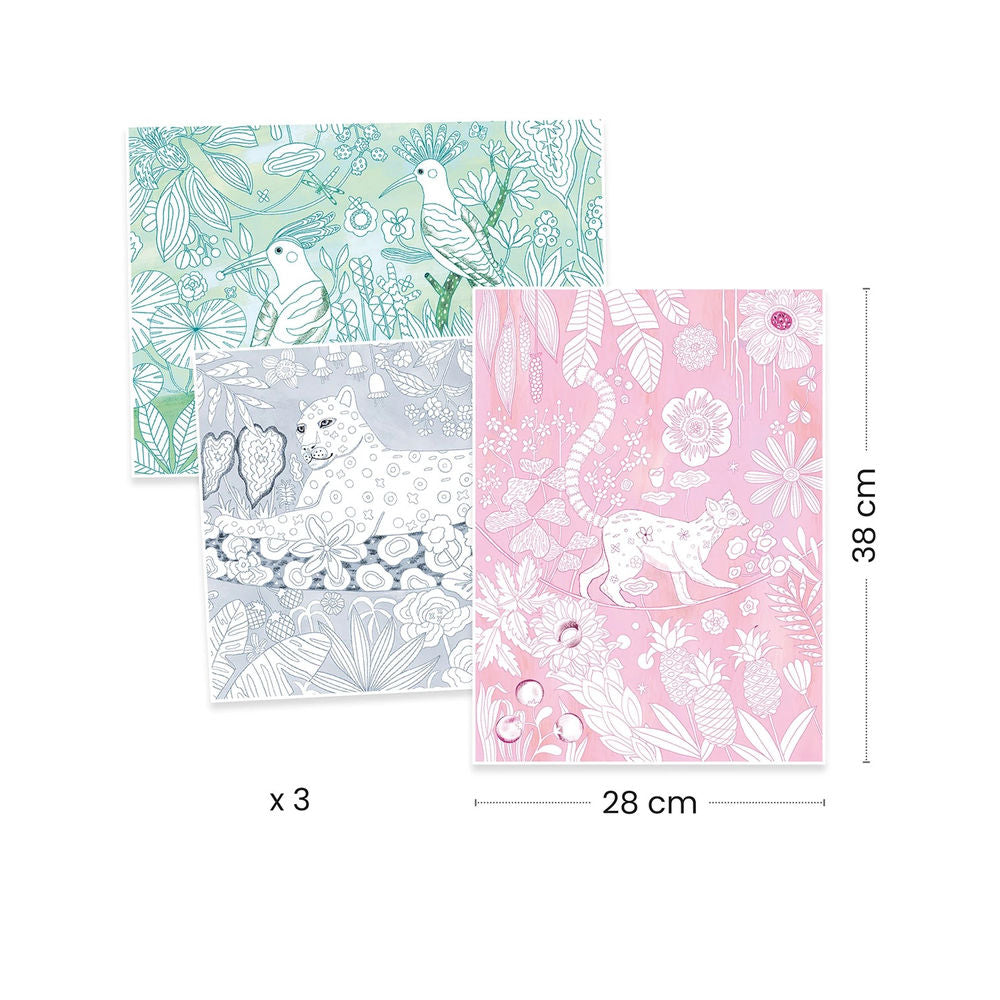 Djeco Colouring Gallery Wildness