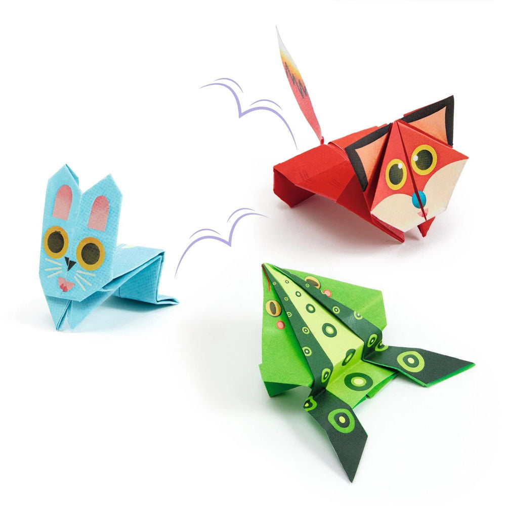 Origami Hüpfende Tiere