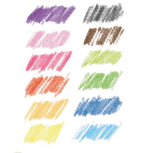 Djeco 12 Farbstifte aquarell