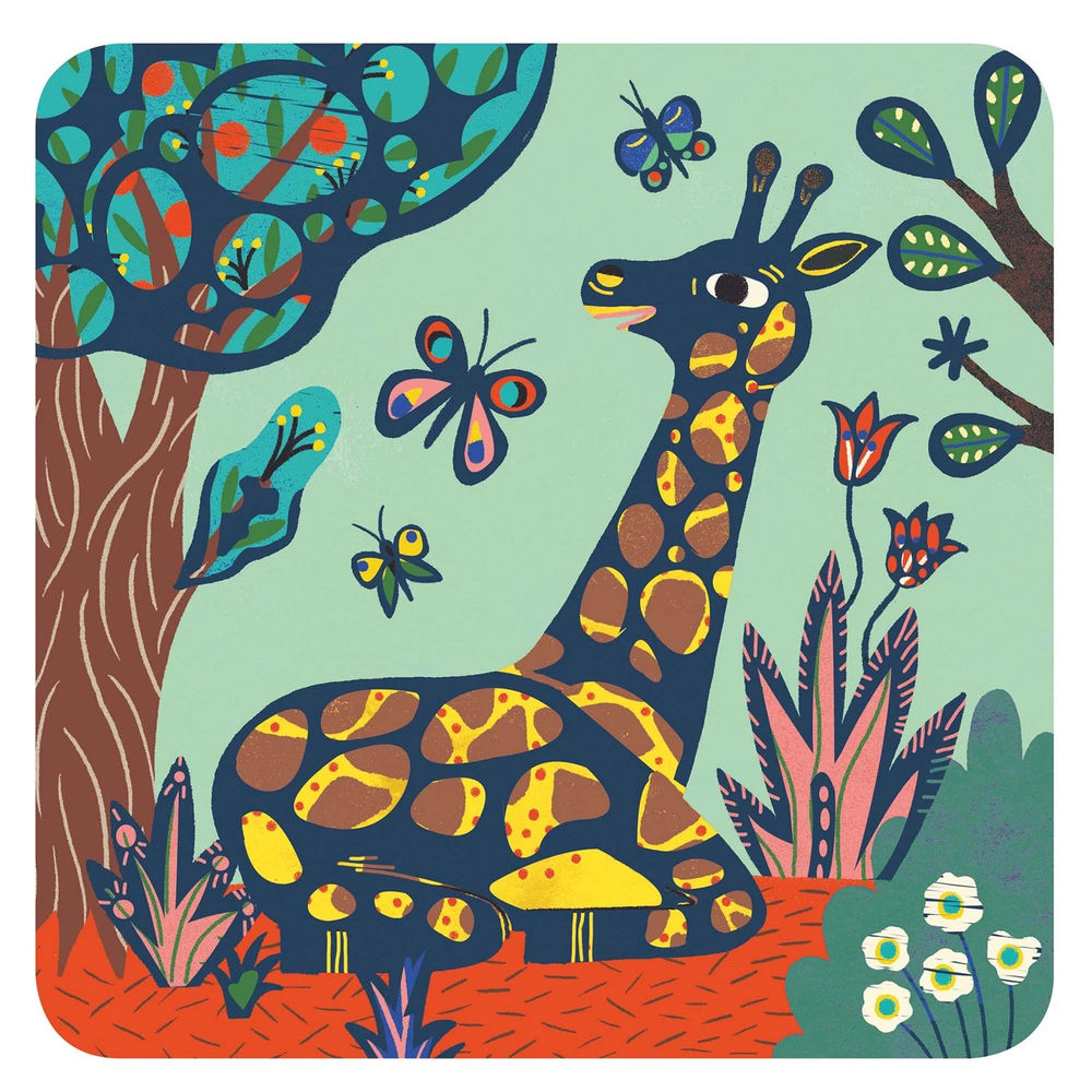 Djeco Scratchbilder grosse Tiere