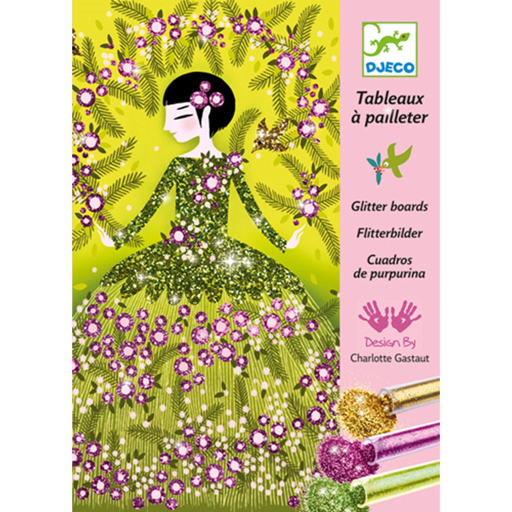 Djeco Flitterbilder Glitzerkleid