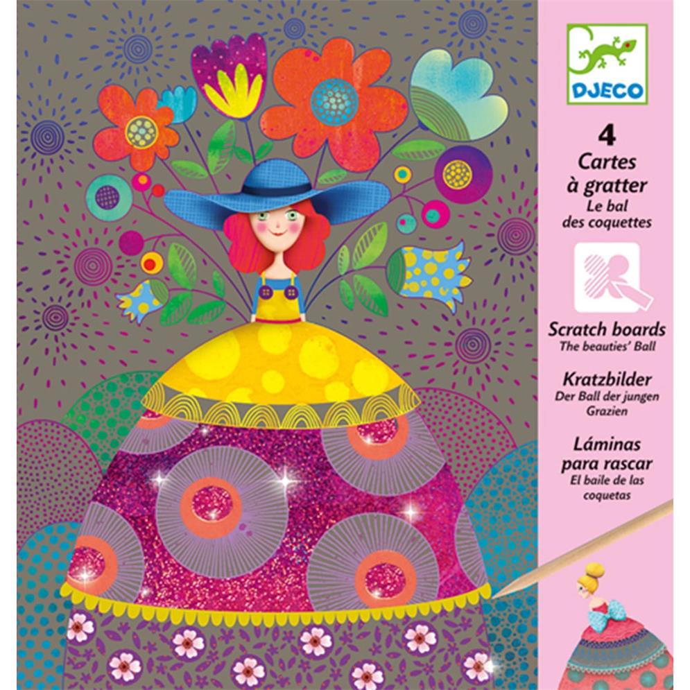 Djeco Scratchbilder Der Schönheitsball