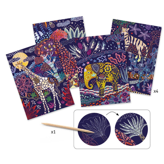 Djeco Scratchbilder Natur
