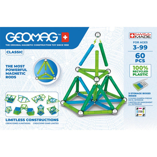 Geomag Classic GREEN line 60 Teile