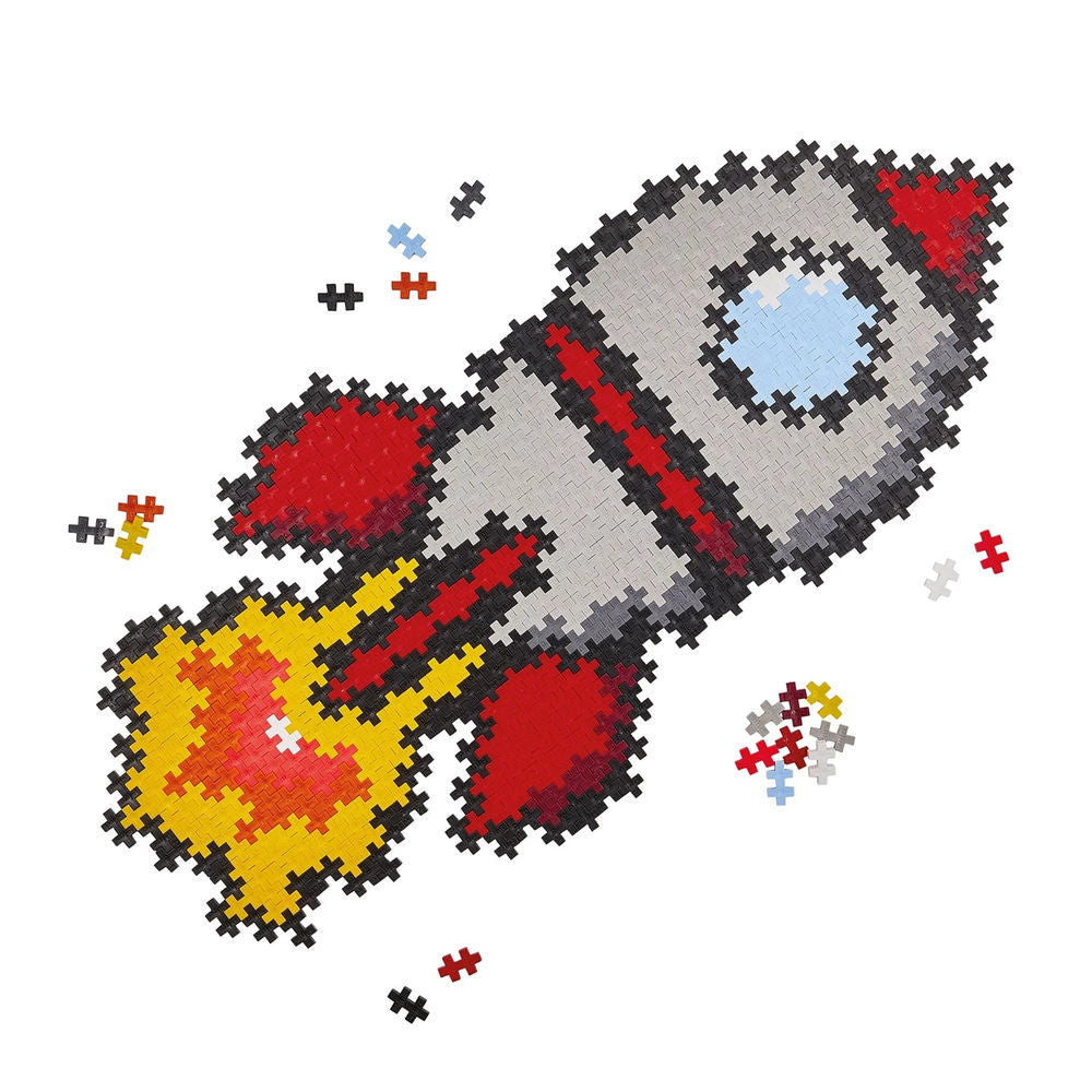 Plus Plus 500 Kreativ Bausteine Puzzle Rakete