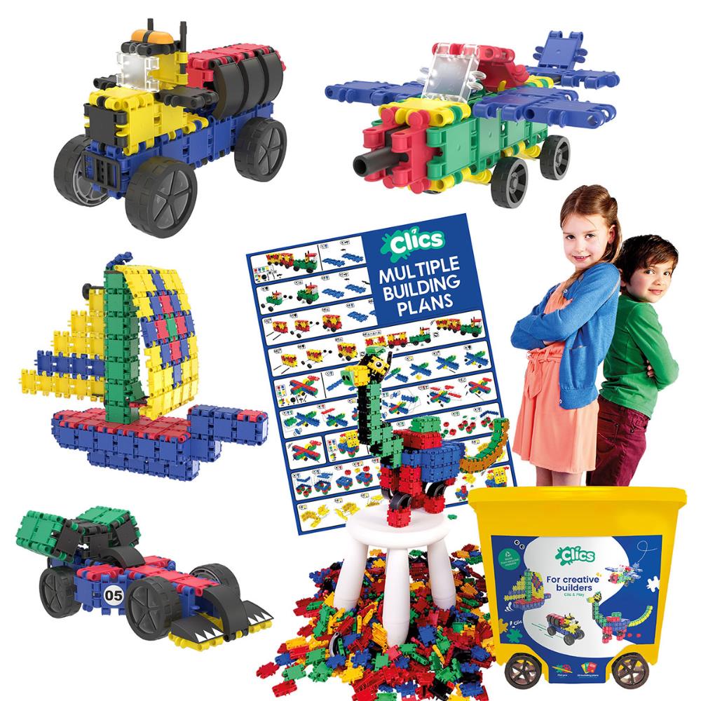 Clics Box Bausatz, 750 Teile