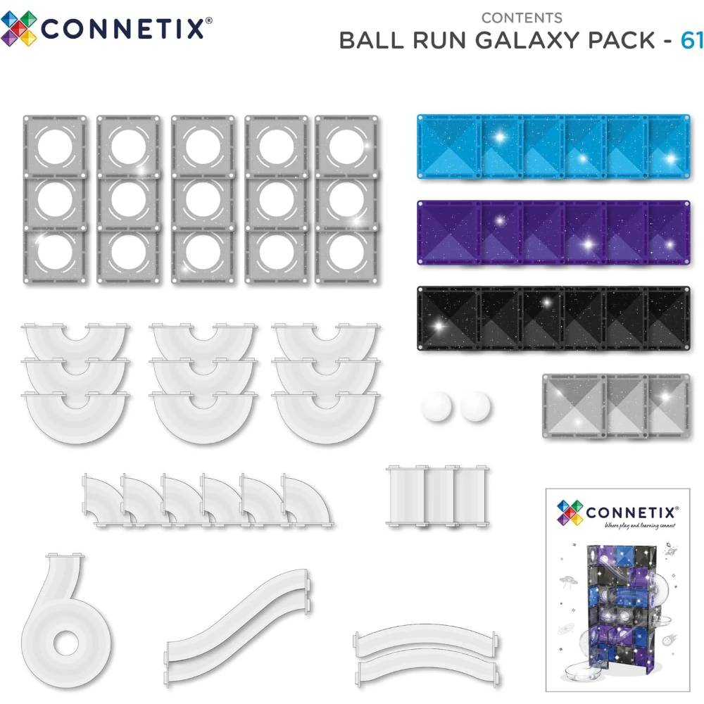 Kugelbahn Galaxy Pack, 61-teilig