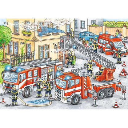 Puzzle Helden im Einsatz, 2 x 24 Teile