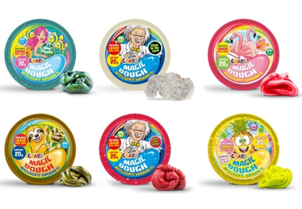 Craze Magic Dough Dose 15g, assortiert