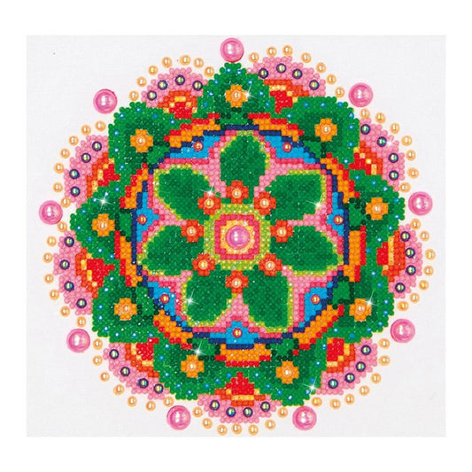 Diamond Painting Blumen Mandala