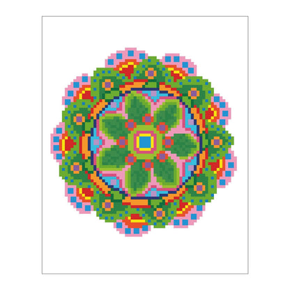Diamond Painting Blumen Mandala
