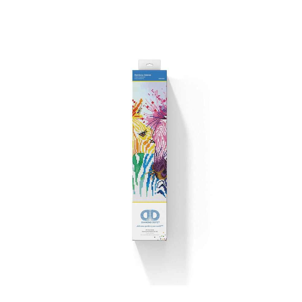 Diamond Painting Regenbogen Zebras