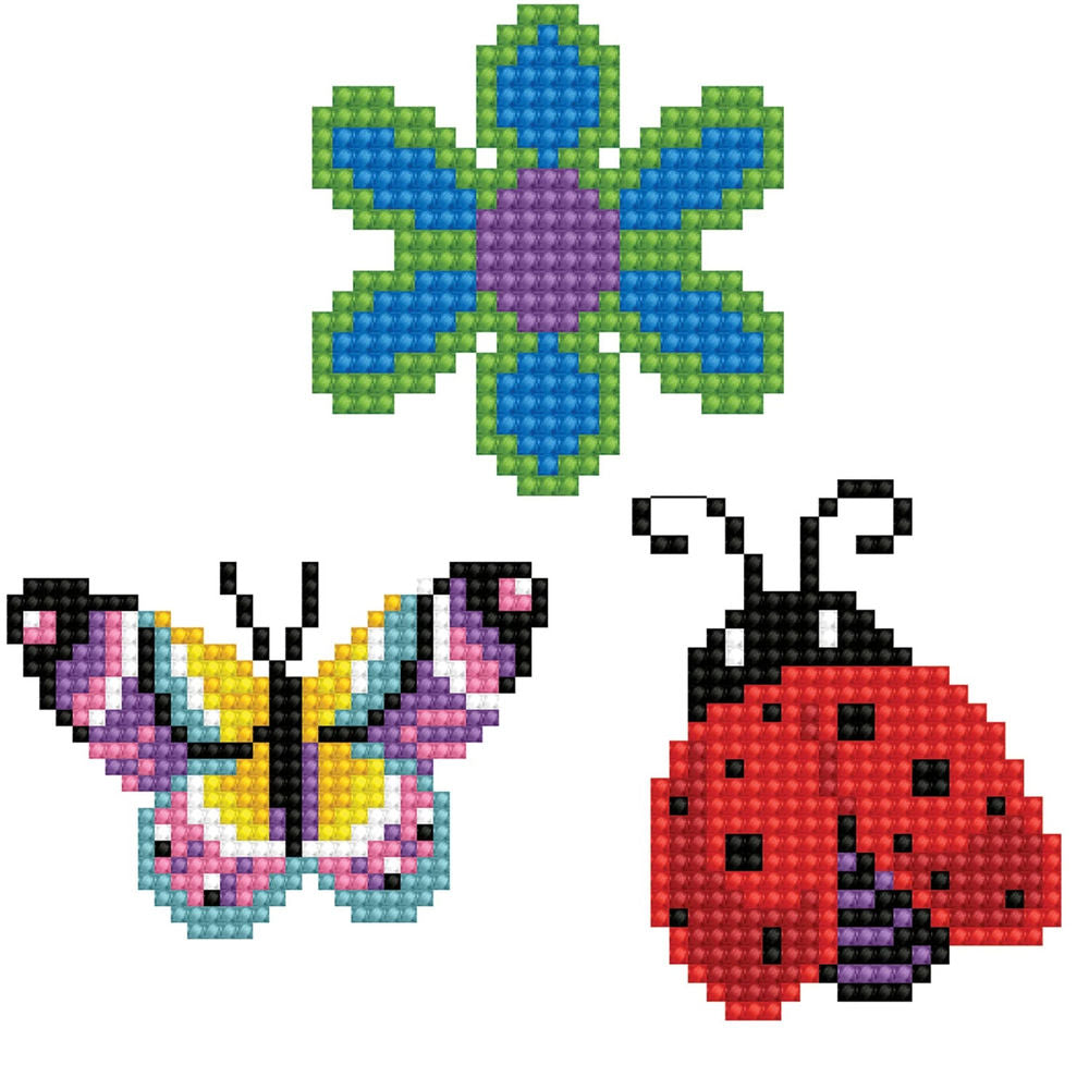 Diamond Painting Sticker Garten