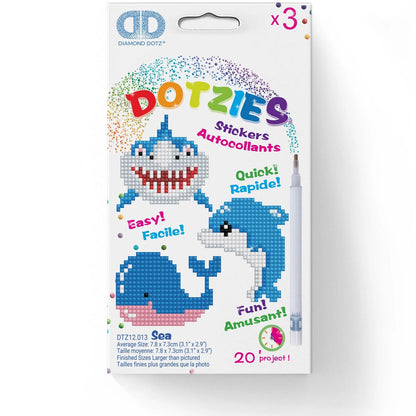 Diamond Painting Sticker Unterwasserwelt