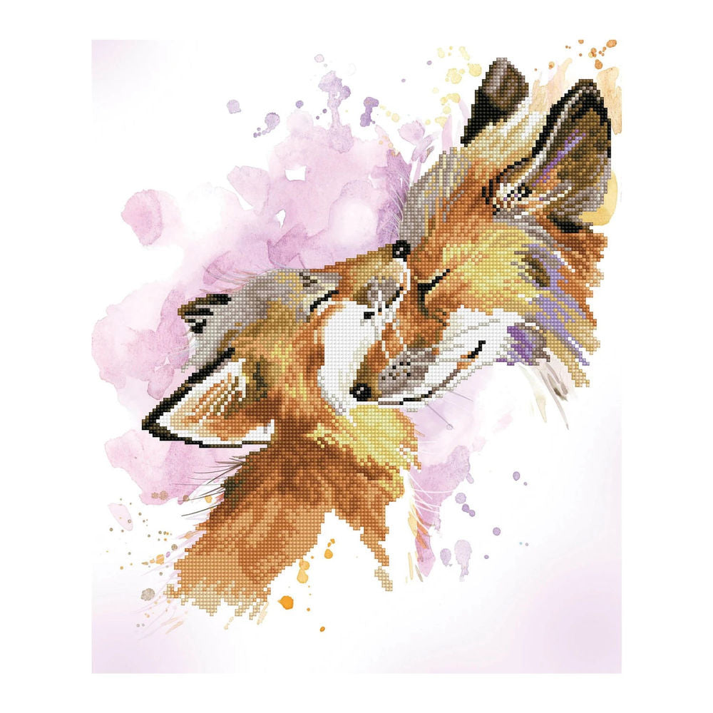 Diamond Painting Füchse