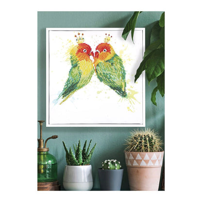 Diamond Painting Verliebte Vögel