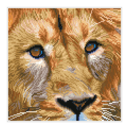 Diamond Painting Löwe