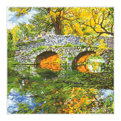 Diamond Painting Brücke