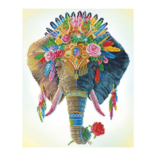 Diamond Painting Bohemian Elefant