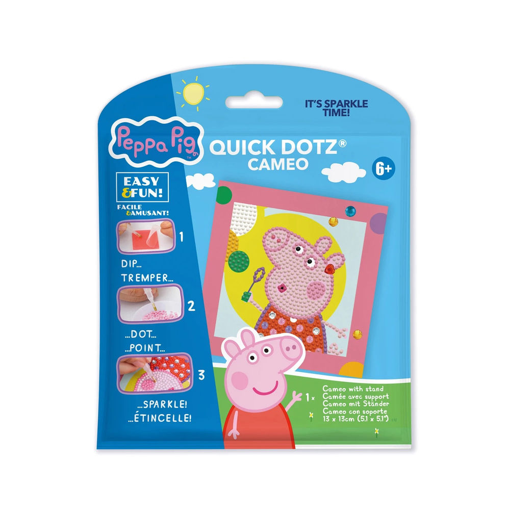 Diamond Painting Peppa Pig Seifenblasen