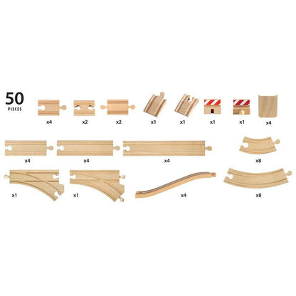 BRIO 50 Piece Track Pack