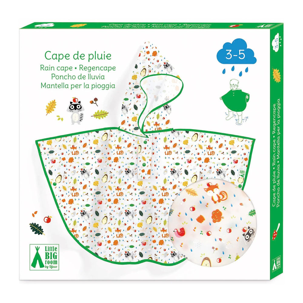 Djeco Regenponcho Waldtiere (80x46cm)