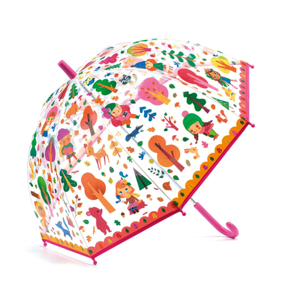 Djeco Regenschirm Wald 70 x 68 cm