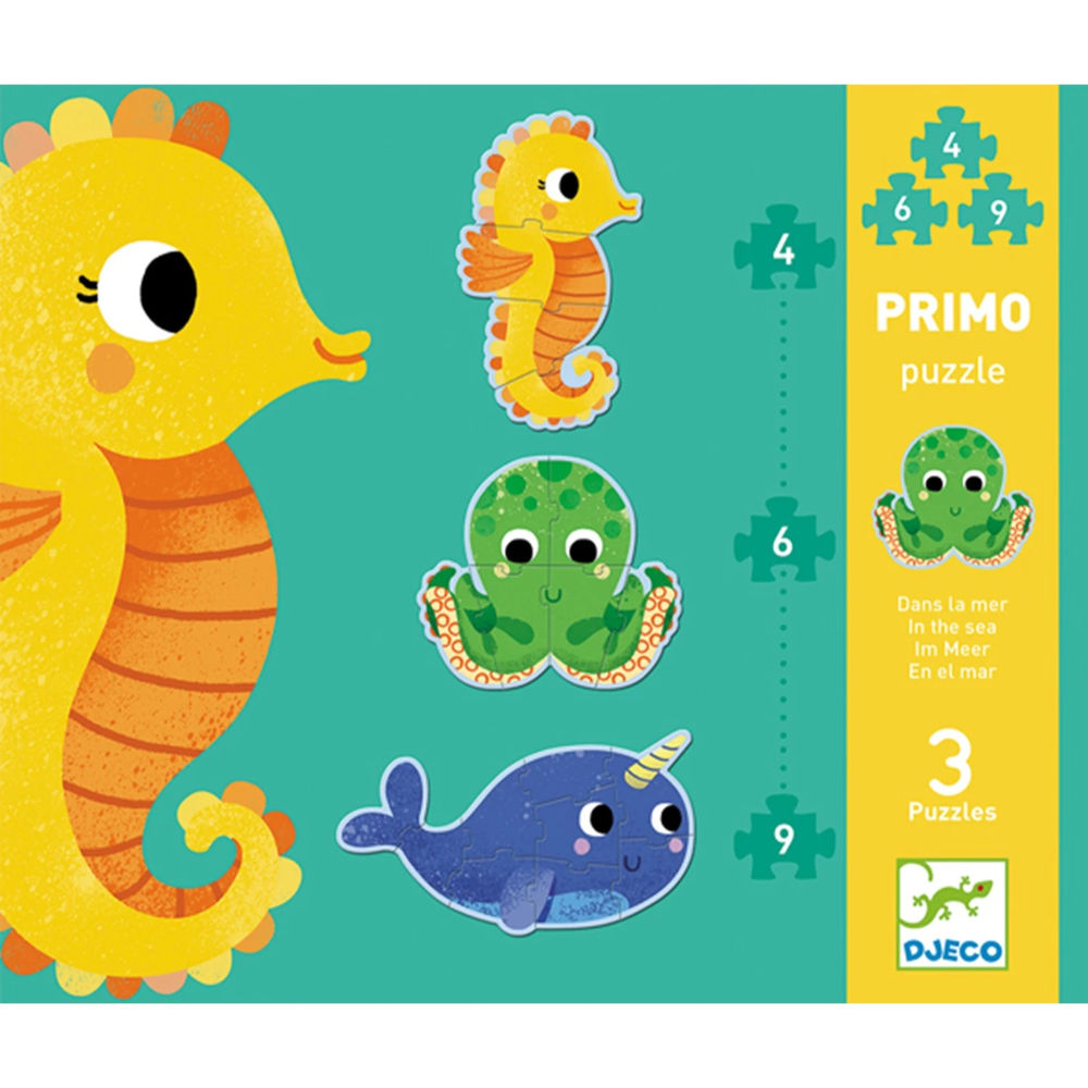 Erstes Puzzle Im Meer, 4/6/9 Teile