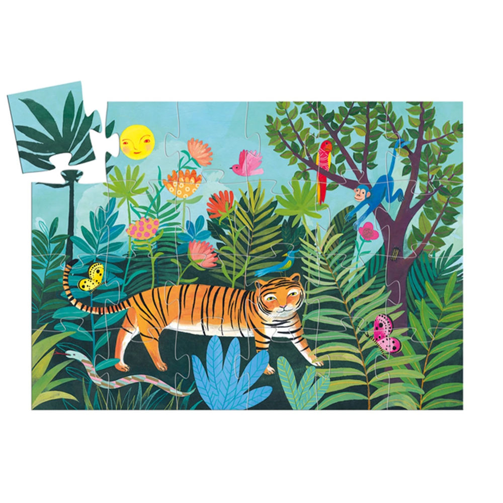 Djeco Spaziergang mit Tiger, 24 Teile