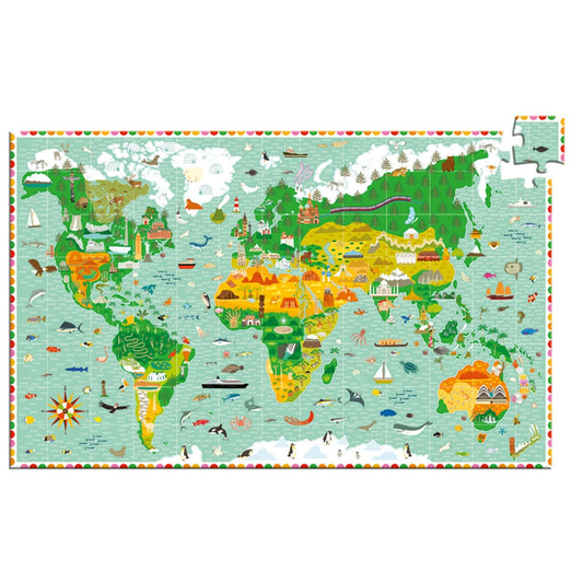 Djeco Rund um die Welt, 200 Teile