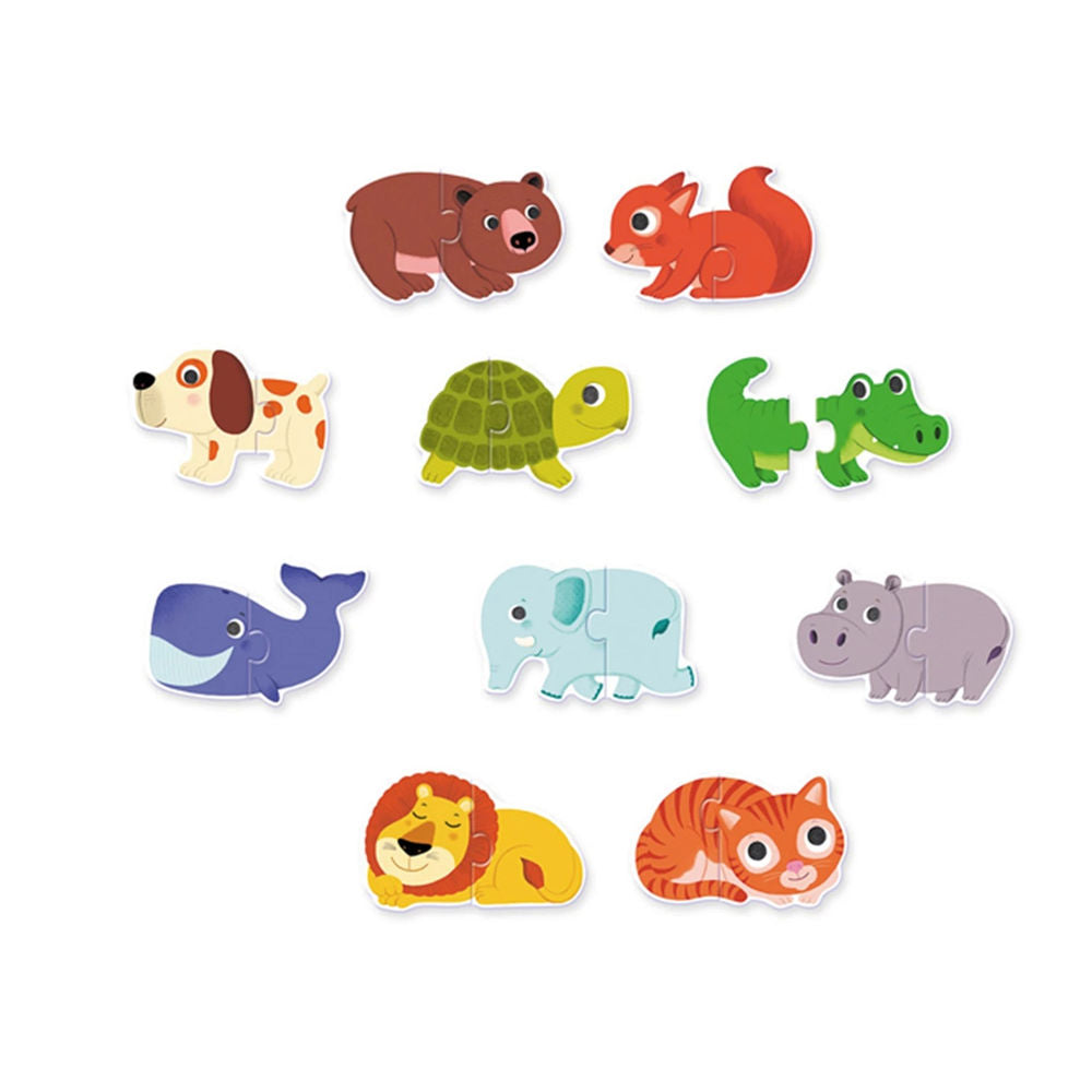 Puzzle Duo Tiere