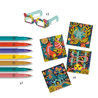 Djeco 3D Malen Wald