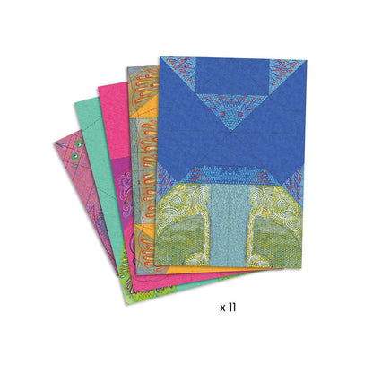 Origami Vögel bunt
