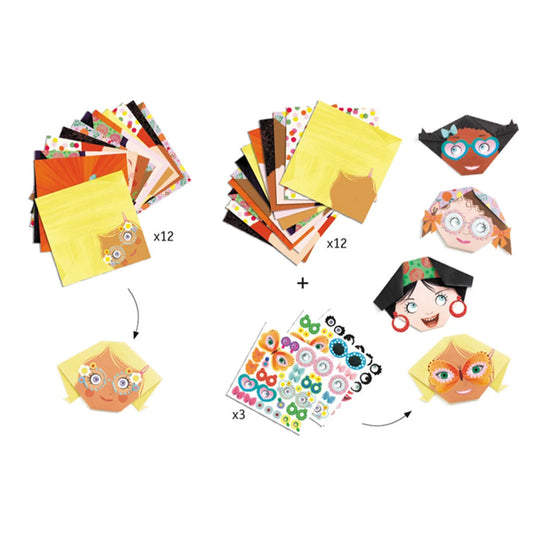 Djeco Origami Gesichter