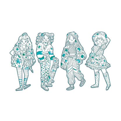 Djeco Fashion Malfiguren Angèle