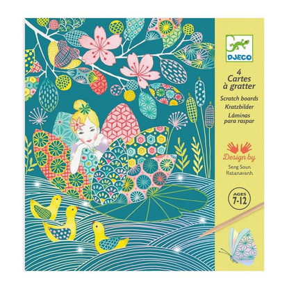 Djeco Scratchbilder Teich