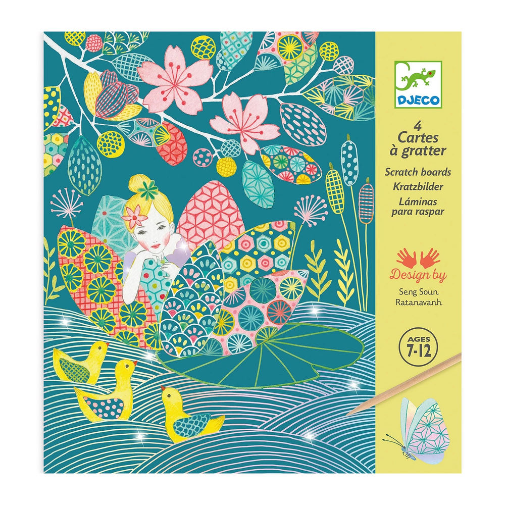Djeco Scratchbilder Teich