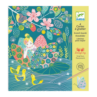 Djeco Scratchbilder Teich