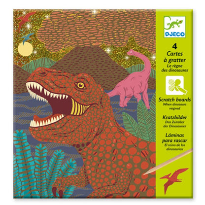 Djeco Scratchbilder Dinosaurier