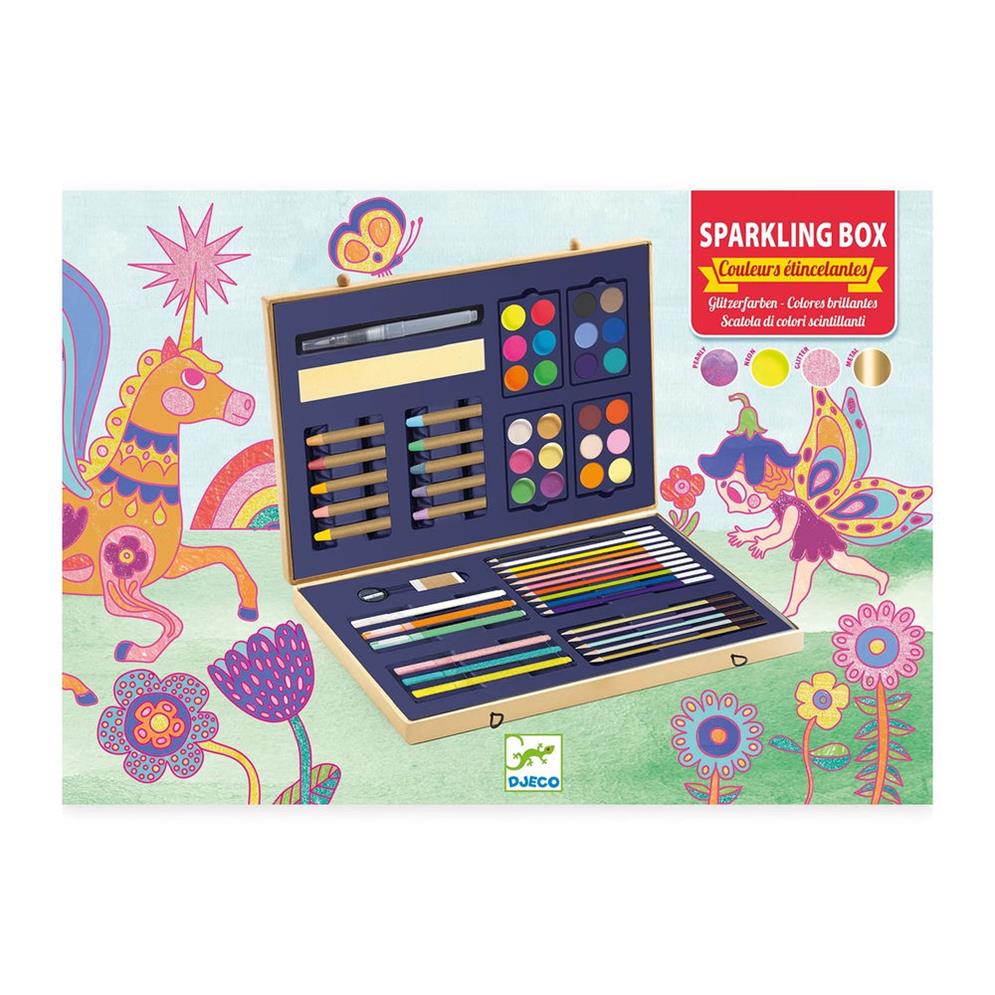 Djeco Farbkasten, 60 Teile