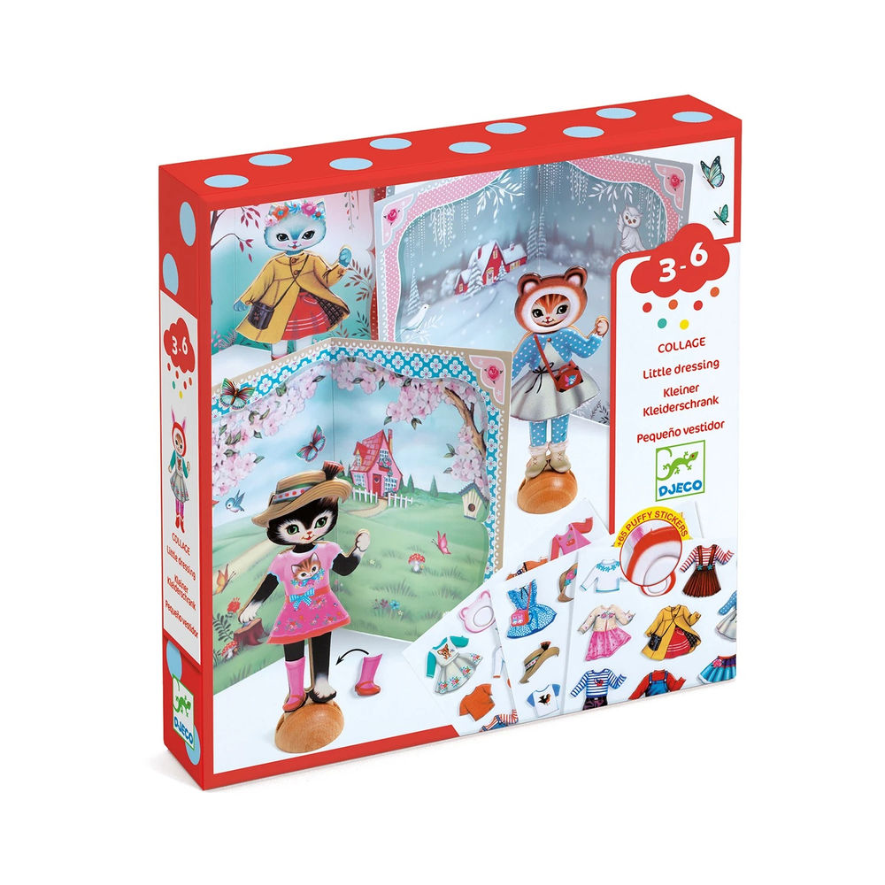 Djeco Klebeset Kleiner Kleiderschrank